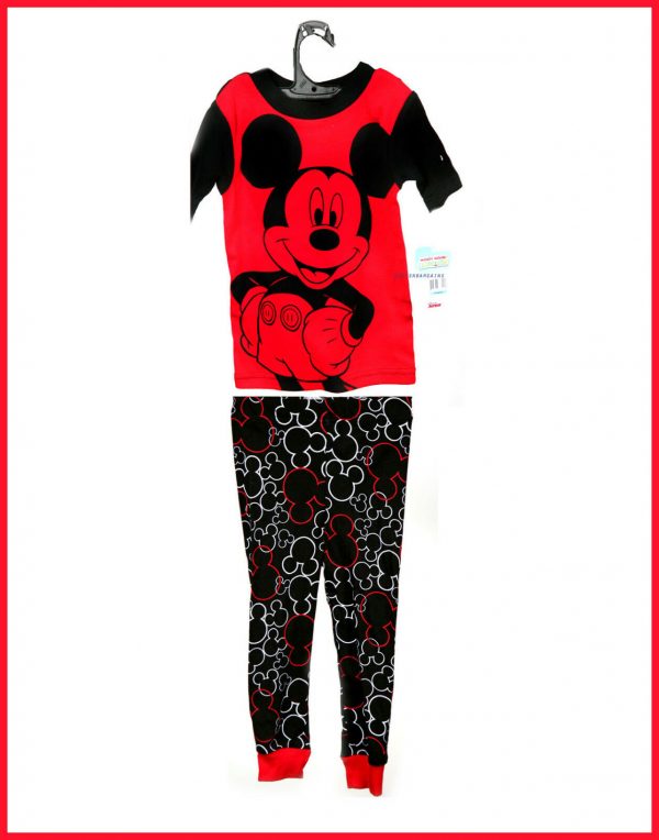 Disney Jr Mickey Mouse Pajamas boys Sleep set 2pc BNIP Soft Cotton Toddler baby - Image 3