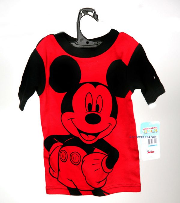 Disney Jr Mickey Mouse Pajamas boys Sleep set 2pc BNIP Soft Cotton Toddler baby - Image 4