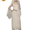 GHOSTLY WHITE WITCH COSTUME TOP ADULT HALLOWEEN WOMEN JADIS LILITH NARNIA JINN