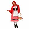 LITTLE RED RIDING HOOD ADULT COSTUME BOOK WEEK FANCY DRESS HOODED CAPE M/L WOMEN