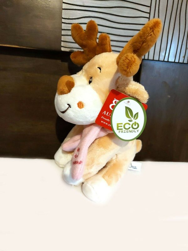 My First Christmas Reindeer plush soft stuff toy child Infant Baby Boy Girl Gift - Image 5