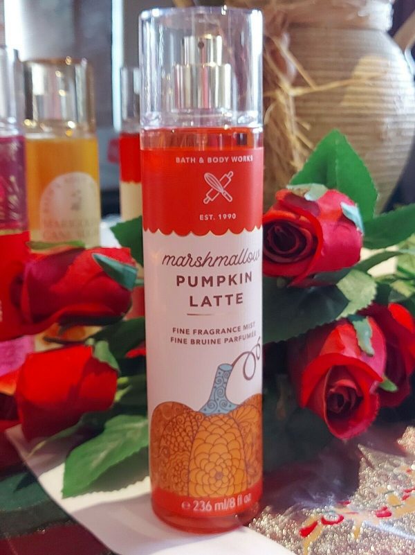 BATH & BODY WORKS MARSHMALLOW PUMPKIN LATTE SCENT FRAGRANCE MIST SPRAY XMAS GIFT - Image 3