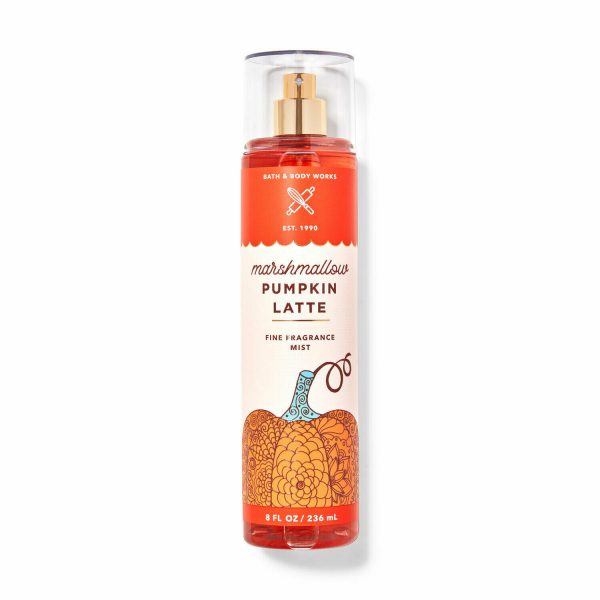 BATH & BODY WORKS MARSHMALLOW PUMPKIN LATTE SCENT FRAGRANCE MIST SPRAY XMAS GIFT - Image 4