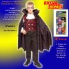 Boys Vampire Dracula Halloween Party Kids Child Costume S:Med FREE: Blood Tube