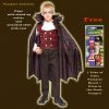 Boys Vampire Dracula Halloween Party Kids Child Costume S:Med FREE: Blood Tube - Image 4