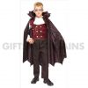 Boys Vampire Dracula Halloween Party Kids Child Costume S:Med FREE: Blood Tube - Image 5