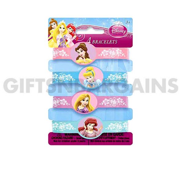 Disney Princesses Birthday Party Favours Girls Bracelets 4 pack, loot bag filler - Image 4
