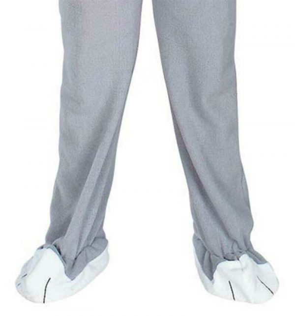 Mens Easter Bunny Rabbit Costume Adult Bugs Cartoon Looney Tunes Jumpsuit Mascot - Image 4