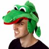 Peter Pan Tic Toc Crocodile Hat Plush Costume Accessory Alligator Green Adult
