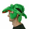 Peter Pan Tic Toc Crocodile Hat Plush Costume Accessory Alligator Green Adult - Image 3