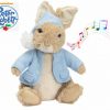 Plush Peter Rabbit Musical Bedtime Soft Toy Lights Brahms Lullaby Baby christmas - Image 3