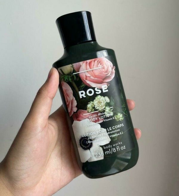 Bath & Body Works Rose Super Smooth Lotion Women's Gift Mothers Day 8 fl oz - Image 4