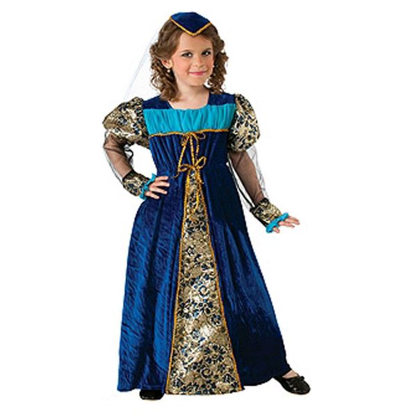 Camelot Princess Queen Royal Costume Girls Medieval Renaissance  Book Week S: M - Image 3