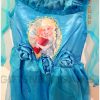 Frozen Elsa Anna Girls Sleep Gown Nightie Blue Dress Princess Costume 2-9 CHILD - Image 6