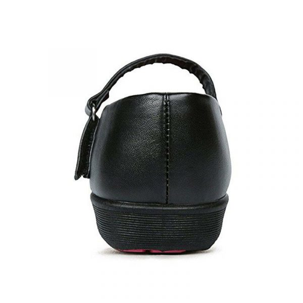 Girls School Shoes Formal Footwear Sz 9-13 Mary Jane Style Cushioned Black PU - Image 6