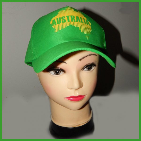 Green Aussie Cap Cricket Sport Souvenir Hat Adult Men Women Father Australia Day - Image 4