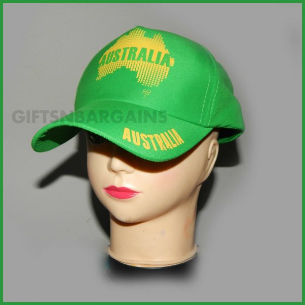Green Aussie Cap Cricket Sport Souvenir Hat Adult Men Women Father Australia Day - Image 7
