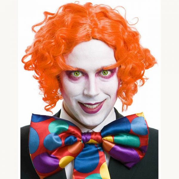 Orange Mad Hatter Costume Wig Eyebrows Set Johnny Depp Alice Wonderland Bookweek