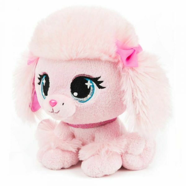 P*Lushes Pets: Pinkie Monroe Fluffy Pink Poodle Puppy Kids Soft Toy Plush Doggy - Image 3