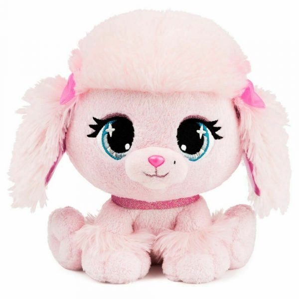 P*Lushes Pets: Pinkie Monroe Fluffy Pink Poodle Puppy Kids Soft Toy Plush Doggy