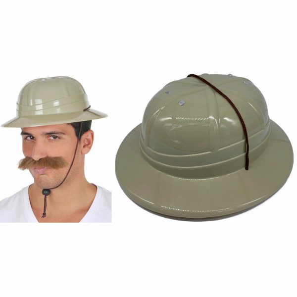 Safari Hard Hemet HAT African Hunter Jungle Pith Indiana Jones Costume Accessory
