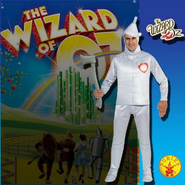 TIN MAN COSTUME THE WIZARD OF OZ DELUXE MENS LICENSED FANCYDRESS ADULT HALLOWEEN - Image 3