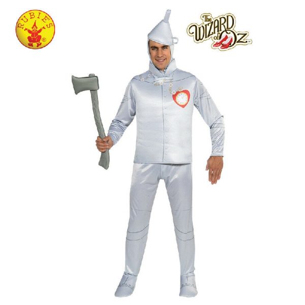 TIN MAN COSTUME THE WIZARD OF OZ DELUXE MENS LICENSED FANCYDRESS ADULT HALLOWEEN