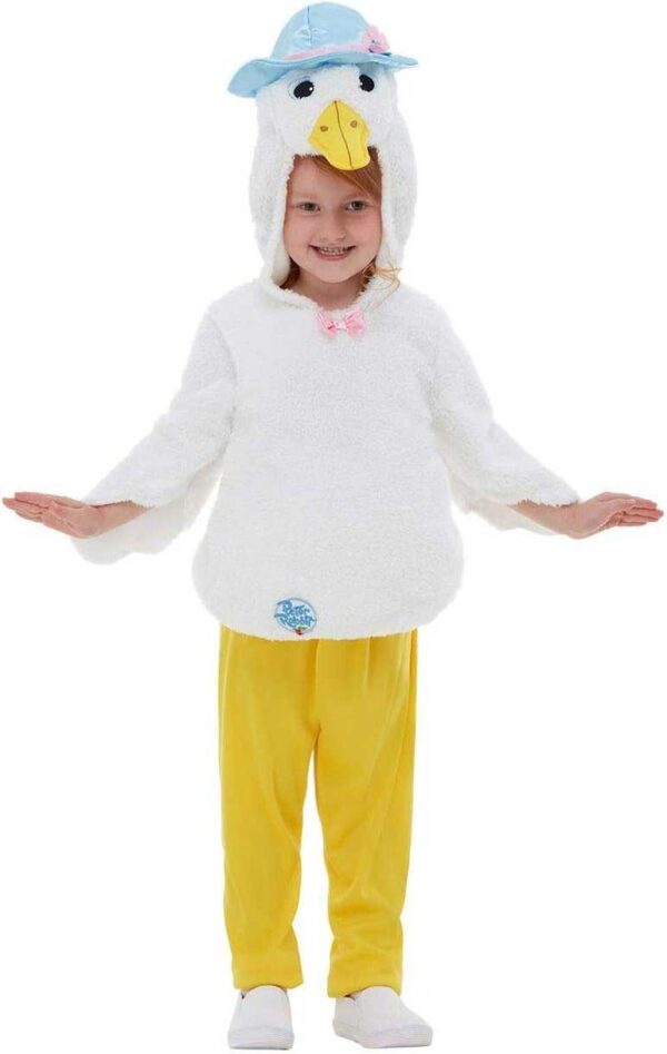 Smiffys Officially Licensed Peter Rabbit Deluxe Jemima Puddle-Duck Costume - Image 2