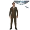 Top Gun Pete Mitchell Maverick Mens Aviator Pilot Flight Uniform Mens Costume S: M/L