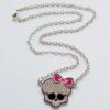 Monster High Skulette Girls Link Chain Rhinestones Bling Necklace Birthday Gift