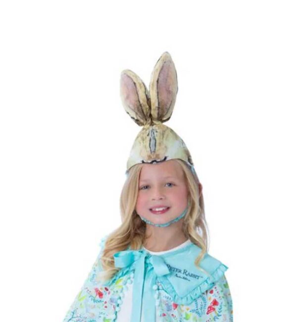Peter Rabbit Girls Costume Kit With Cape & Bunny Rabbit Ears - Image 3