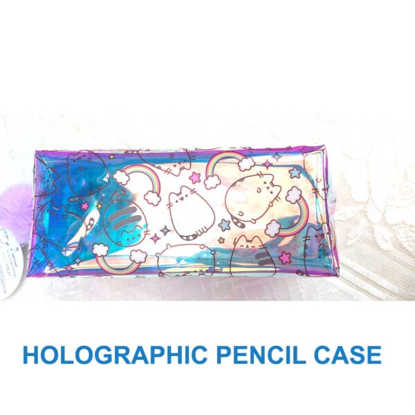 PUSHEEN THE CAT  PUSHEEN TIE DYE PVC PENCIL CASE WITH POM POM - Image 8