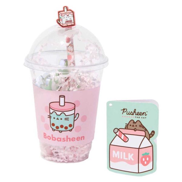 Pusheen Sips BOBASHEEN Stationery Set In Cup
