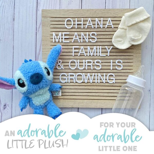 DISNEY BABY STITCH CUTEEZE 20 CM COLLECTIBLE PLUSH EMBROIDERED DETAILS SOFT TOY - Image 8