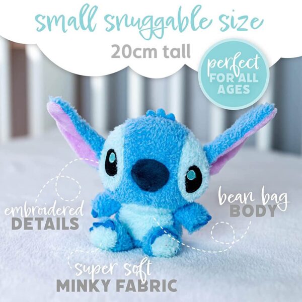 DISNEY BABY STITCH CUTEEZE 20 CM COLLECTIBLE PLUSH EMBROIDERED DETAILS SOFT TOY - Image 3