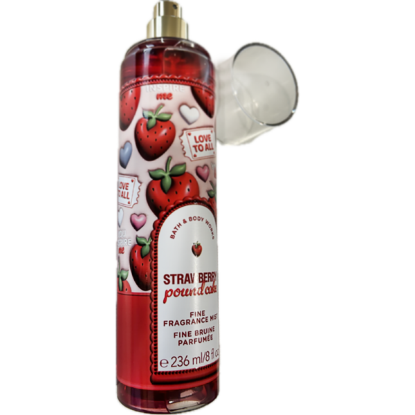 Bath & Body Works Strawberry Pound Cake Fine Fragrance Body Mist 236ml - Image 3