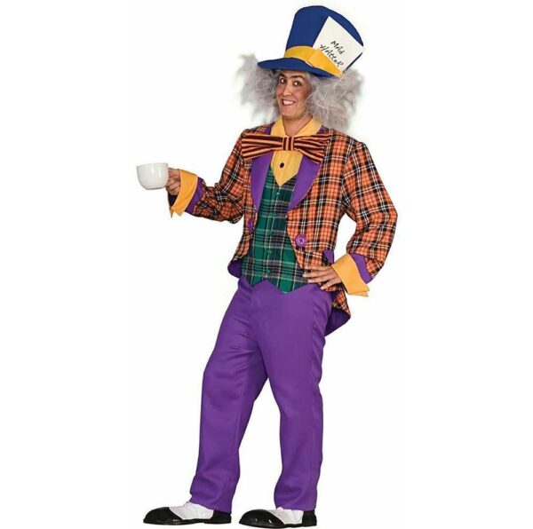 Mad Hatter Magician Style Adult Costume Men Book Week S: Std