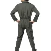 Top Gun Pete Mitchell Maverick Mens Aviator Pilot Flight Uniform Mens Costume S: L - Image 3