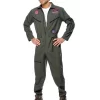 Top Gun Pete Mitchell Maverick Mens Aviator Pilot Flight Uniform Mens Costume S: L - Image 4