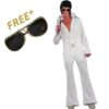 VEGAS SUPERSTAR MENS COSTUME MEDIUM - FREE GLASSES