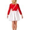 WHITE RABBIT ALICE IN WONDERLAND LADIES COSTUME, ADULT - Image 4
