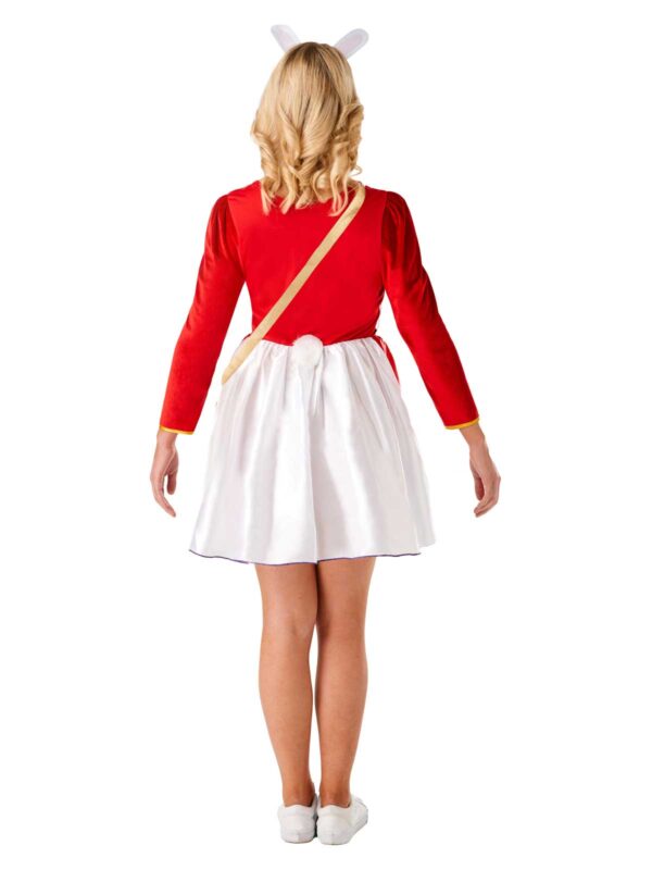 WHITE RABBIT ALICE IN WONDERLAND LADIES COSTUME, ADULT - Image 4